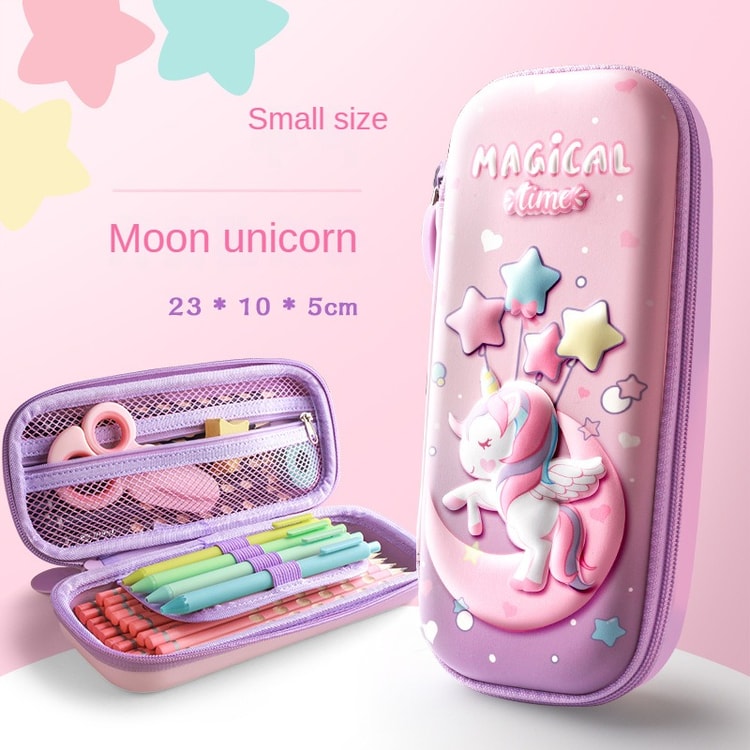Unicorn Pencil Case Large Capacity Kids Pencil Box for School Supplies
