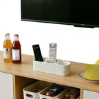 Remote Control Holder Desktop Organizer for TV Remotes and Office Essentials