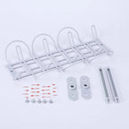 Cable Tray Partition Hanging Home Office Desk Power Cord Plug Holder Bottom Basket Layered Rack Organizer
