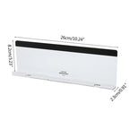Desk Side Storage Rack Message Board Under Computer Monitor Phone Charging Holder Memo Stickers Organizer for Office