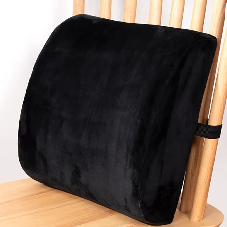 Premium Memory Foam Lumbar Support for Office Chair and Car Seat