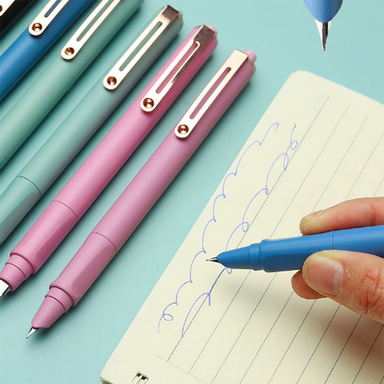 Retractable fountain pen with Ink Cartridges for Smooth Calligraphy Writing