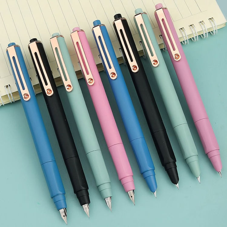 Retractable fountain pen with Ink Cartridges for Smooth Calligraphy Writing