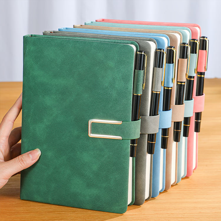 Vintage Leather Notebook, Personalized Journal for Business & College