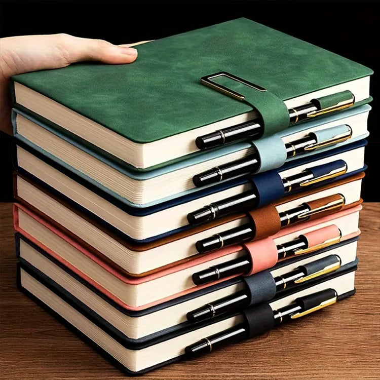 Vintage Leather Notebook, Personalized Journal for Business & College