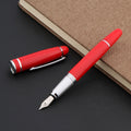 Luxury Red Fountain Pen, Medium Nib, Elegant Calligraphy Writing Gift Pen