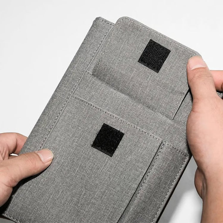 A5 Lined Journal Notebook, Fabric Cover, 200 Pages, Thick Paper Writing Notebook with Pockets for Work & Planning